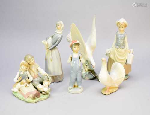 Group of Lladro figures