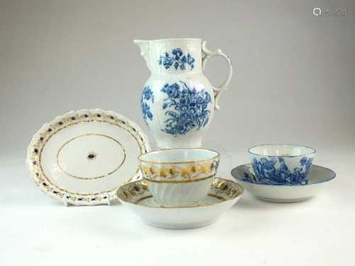A group of late Caughley/early transitional Coalport
