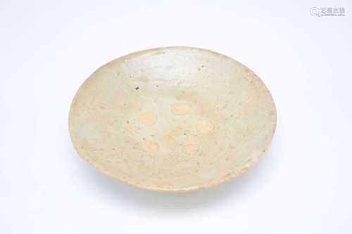 A Korean celadon glazed dish, Goryeo Dynasty