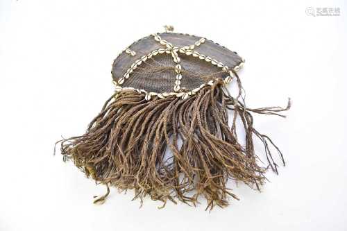 A traditional Yoruba tribal woven headdress