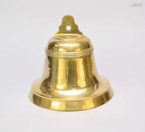 A brass ship's type bell