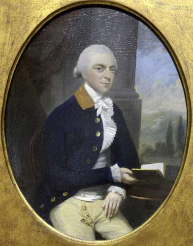 ATTRIBUTED TO JOHN DOWNMAN, ARA (1750-1824) PORTRAIT OF A LA...
