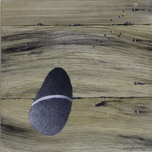 •LESLIE GOODAY, OBE (1921-2013) THREE PEARS; PEBBLE Two, bot...