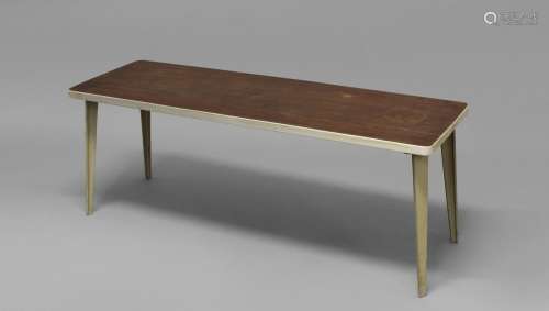 ERNEST RACE - MID CENTURY COFFEE TABLE a Long John coffee or...