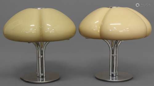 PAIR OF ITALIAN 'QUADRIFOGLIO' RETRO TABLE LAMPS by ...