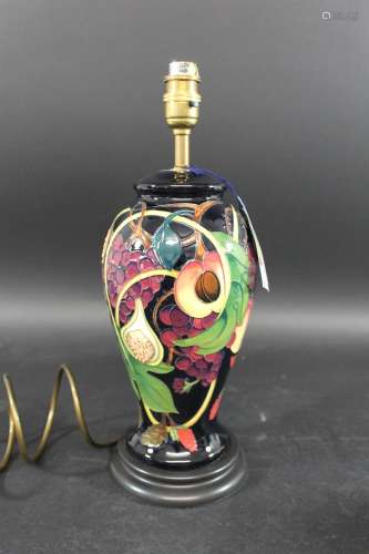 MODERN MOORCROFT LAMP - QUEENS CHOICE designed by Emma Bosso...