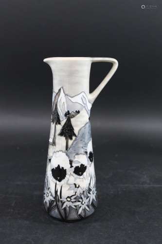 MOORCROFT TRIAL JUG - VALAIS BLACKNOSE a trial vase designed...