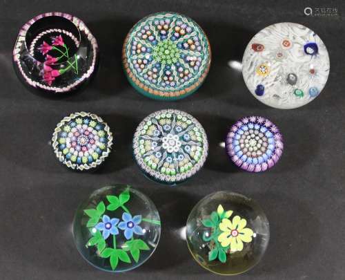 PAPERWEIGHTS including a Whitefriars Scottish Fushcia's ...