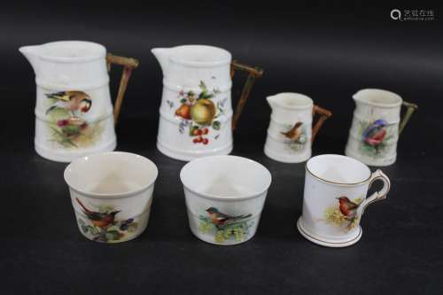 ROYAL WORCESTER - SIGNED ITEMS a mixed lot including a jug p...