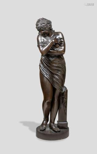 Jean Antoine HOUDON (1741-1828)La pudeur Epreuve en bronze à...