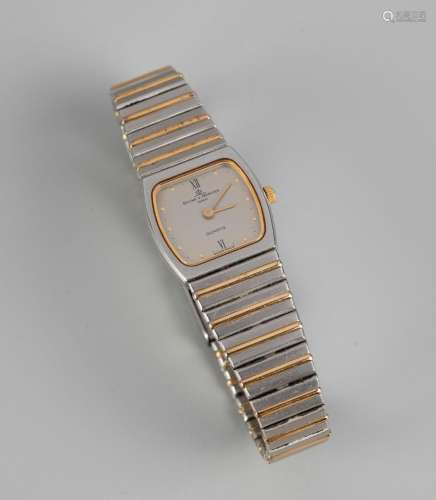 BAUME  MERCIER, Vers 1980.Montre bracelet en plaqué or jaune...