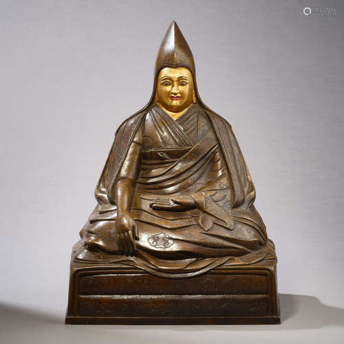 Qing Dynasty of China,Copper Guru Statue