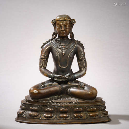 Qing Dynasty of China,Copper Buddha Statue