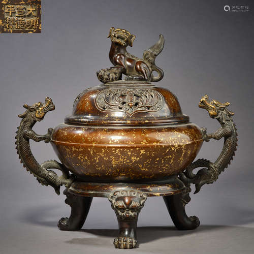 Ming Dynasty of China,Copper Incense Burner