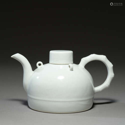 Ming Dynasty of China,Sweet White Glaze Holding Pot