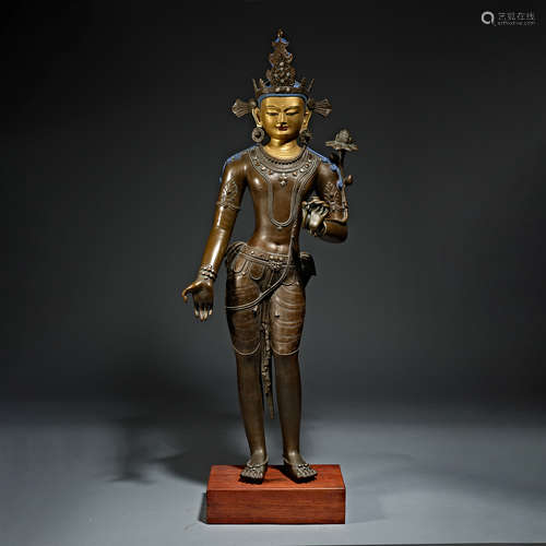 Qing Dynasty of China,Copper Buddha Statue