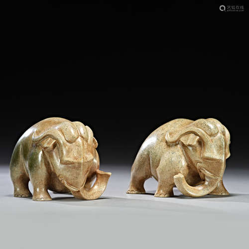 Han Dynasty of China,Hetian Jade Elephant