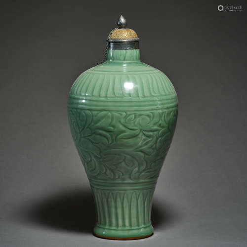 Yuan Dynasty of China,Longquan Kiln Prunus Vase