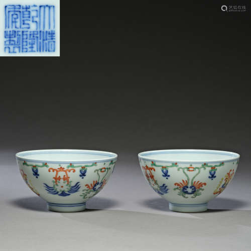 Qing Dynasty of China,Fighting Colors Flower Bowl