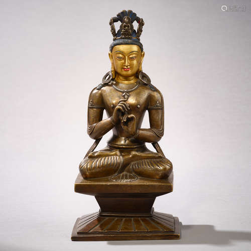 Qing Dynasty of China,Copper Buddha Statue