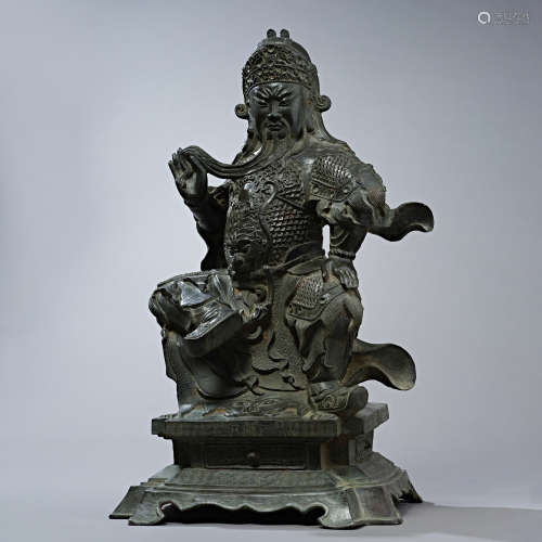 Qing Dynasty of China,Copper Guangong Statue