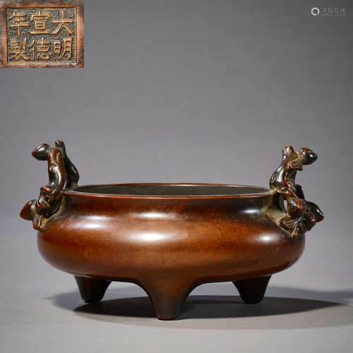 Ming Dynasty of China,Copper Incense Burner