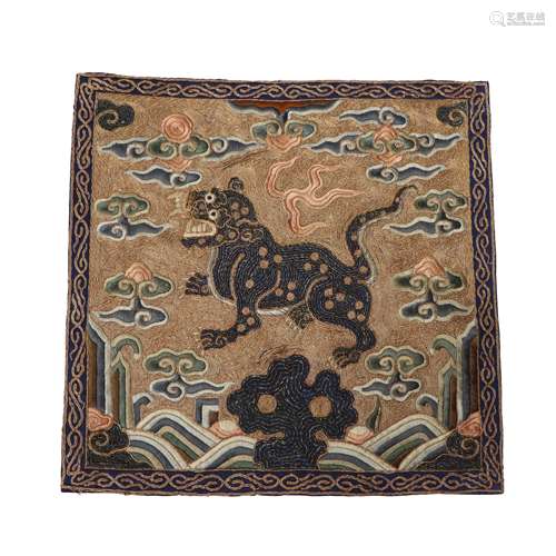 Qing Dynasty of China,Early Kangxi Period Military Officer D...