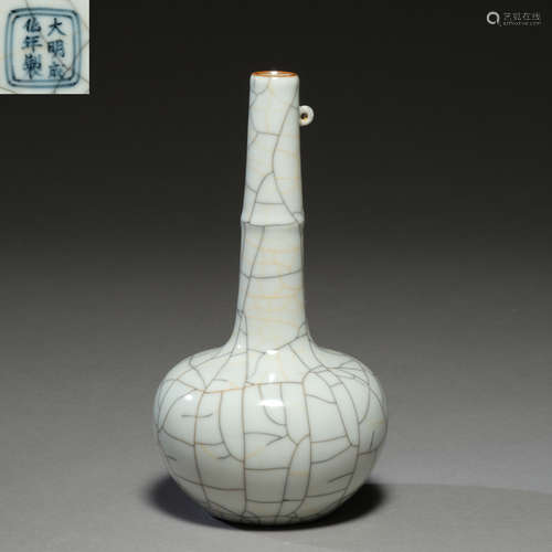 Ming Dynasty of China,Imitation Ge Kiln Bottle