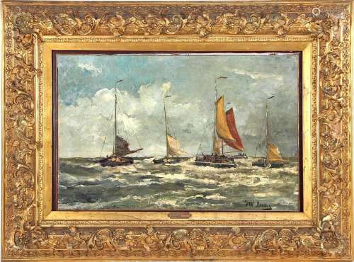 With signature H W Mesdag