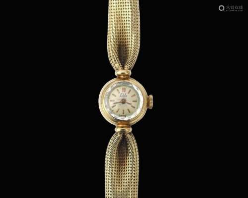 A 14 krt. gold Lotos women s wristwatch ca. 1960.