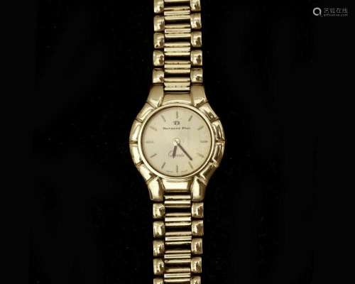 A 14 krt. gold Bernard Piot women s wristwatch