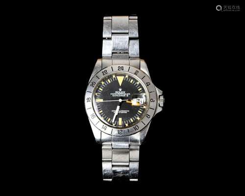 A steel Rolex explorer II gentleman s wristwatch with Steve ...