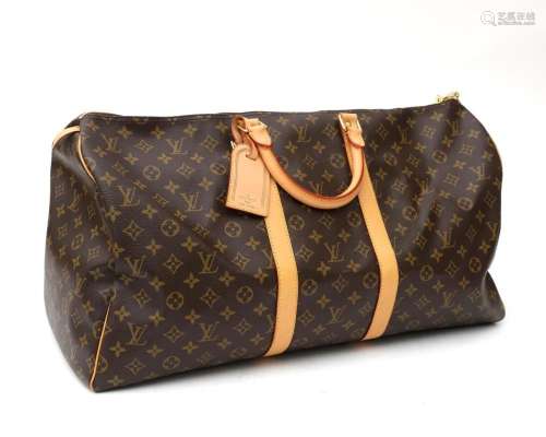 An original vintage Louis Vuitton travel bag, model Keepall ...