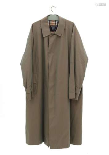 A vintage Burberry raincoat, size XL