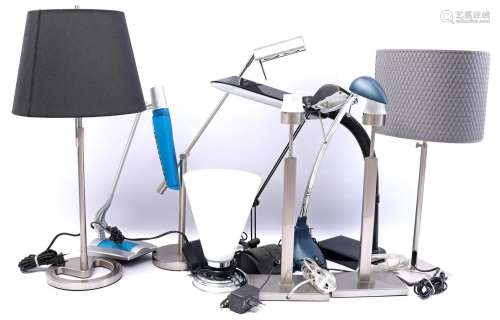 10 various desk lamps