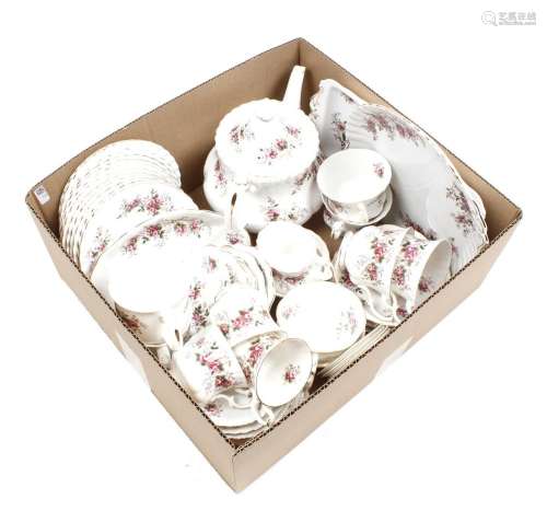 Box of Royal Albert porcelain