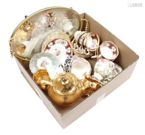 Box of Royal Albert porcelain