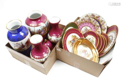 2 boxes porcelain