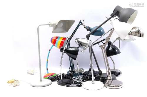 10 various desk lamps