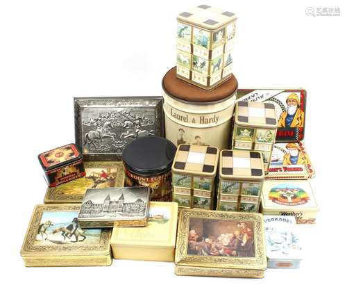 Lot of various tins