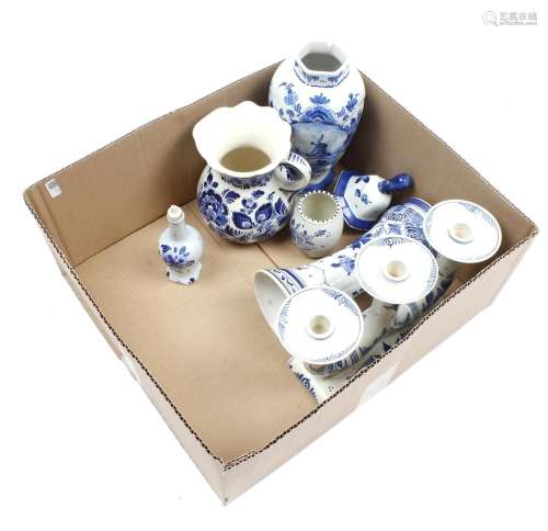 Box with earthenware