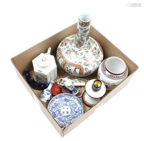 Box porcelain items