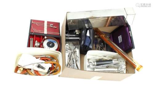 Box various medical instruments