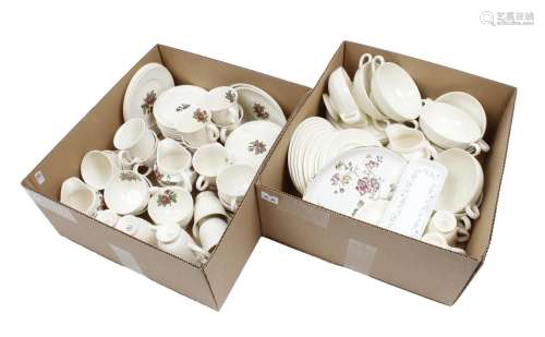 2 boxes with Wedgwood