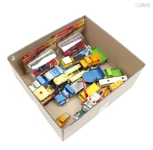 Box of toy cars