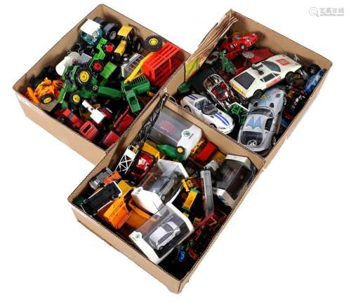3 boxes with cars