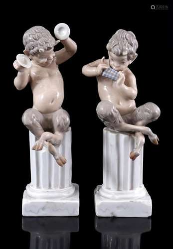 2 Lladro porcelain statues