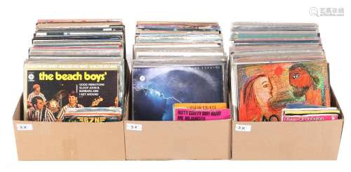 3 boxes with LPs and singles