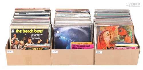 3 boxes with LPs and singles