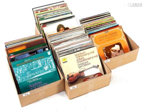 4 boxes with LPs